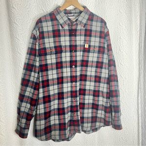 CARHARTT Plaid Flannel Button Down Shirt
